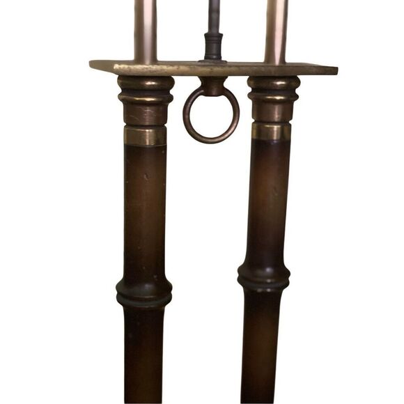 vintage table bouillotte lamp nautical shade - Picture 8 of 8